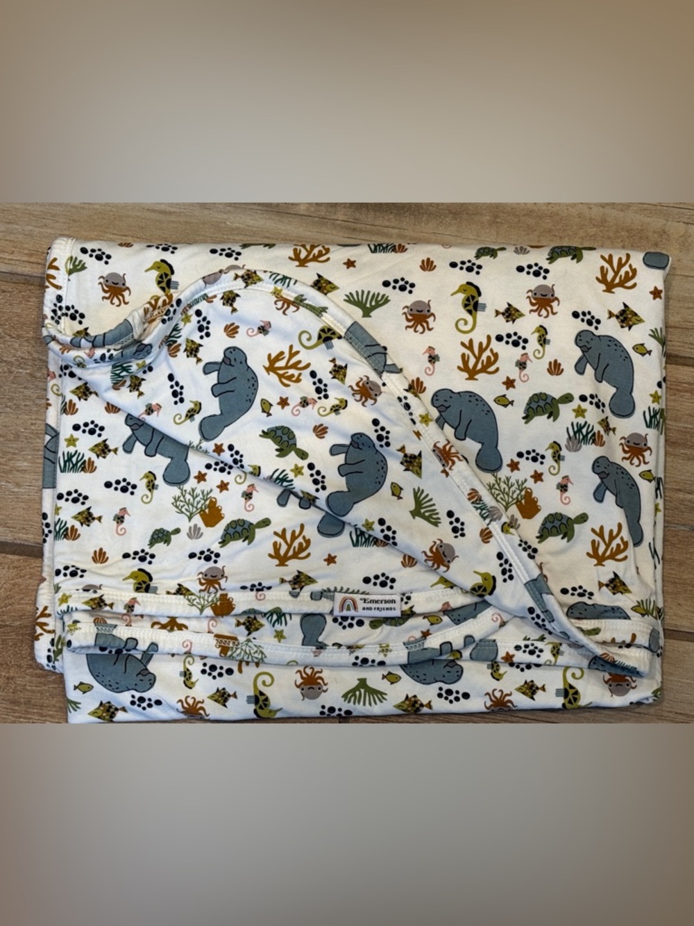 Emerson and Friends Manatee Blanket